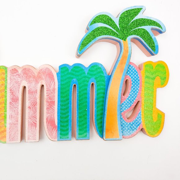 🏝 Unique! Summer Palm Tree Shape Home Accent - Picture 3 of 7